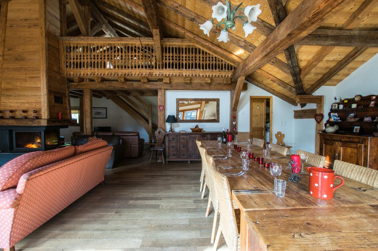 La Ferme Du Chateau Abondance المظهر الخارجي الصورة
